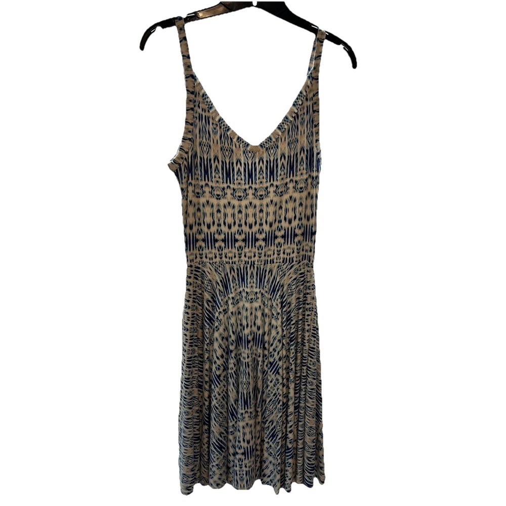 Cynthia‎ Rowley Tank Dress Women Size S Geometric Blue White NEW - Picture 2 of 9